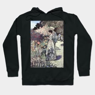 The Old-Fashioned Garden by Charles Robinson Hoodie